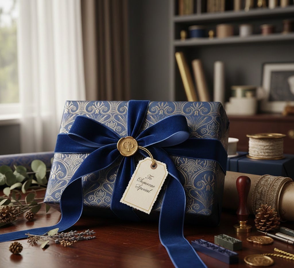 Elegant wrapped gift